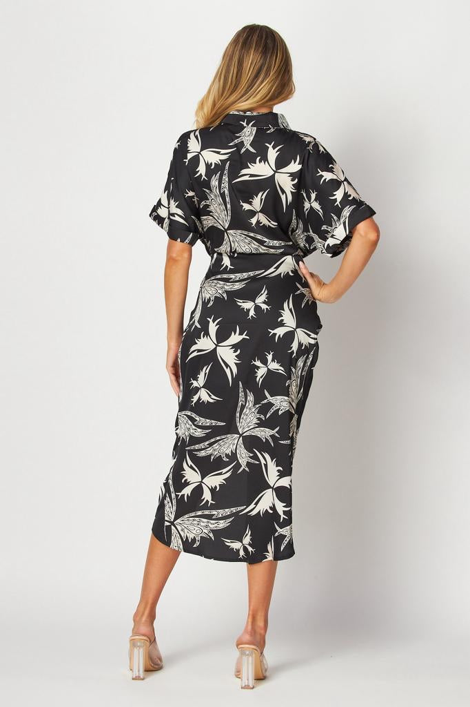 Hi low midi dress