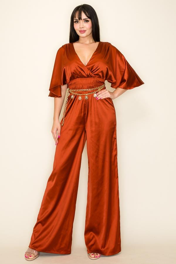 Chain Silky jumpsuit