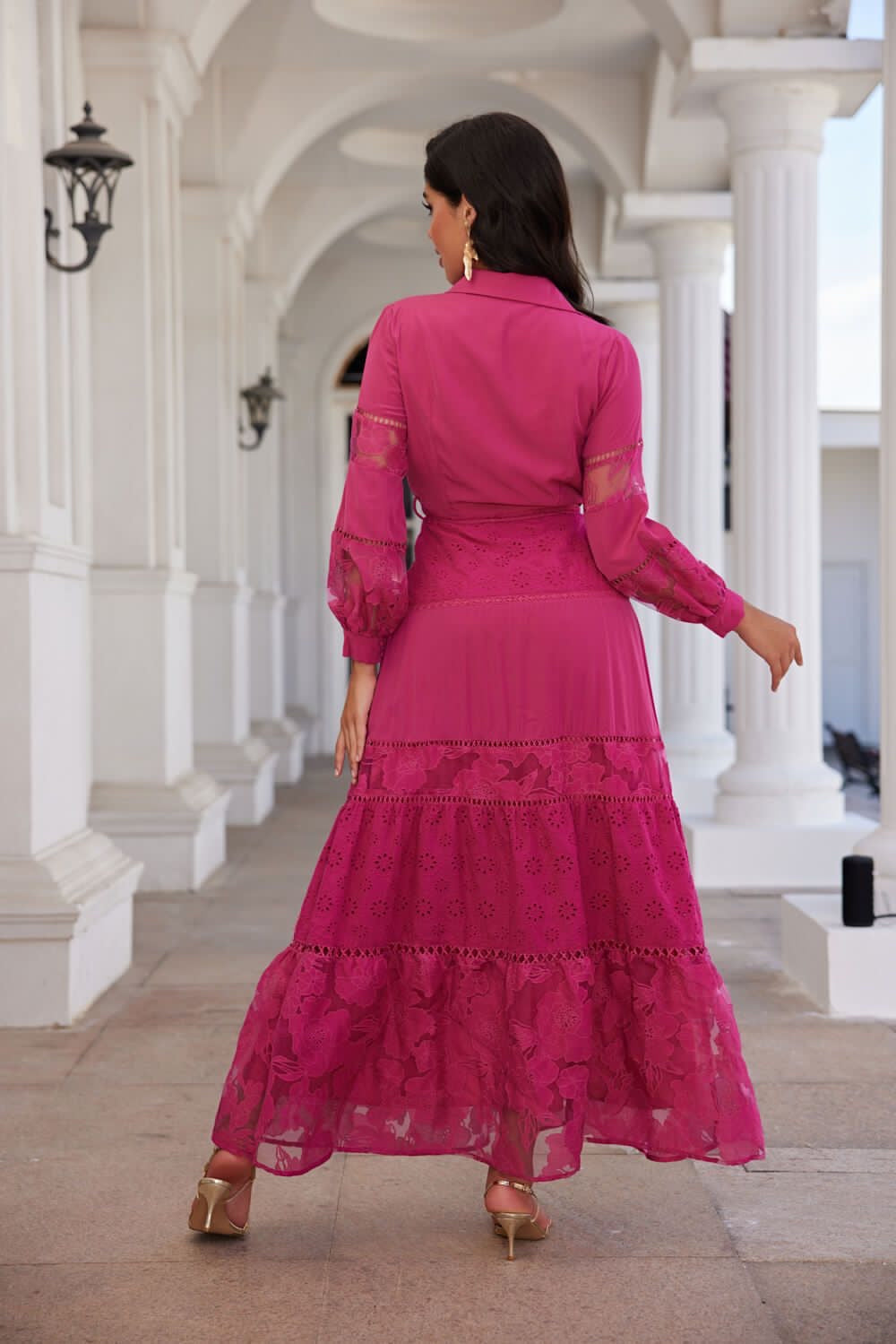 Fucsia Maxi dress