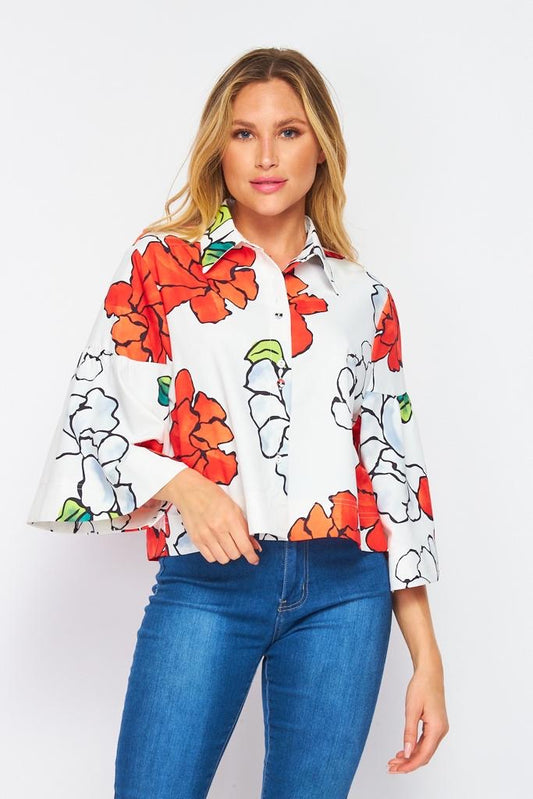 Flowered shirt