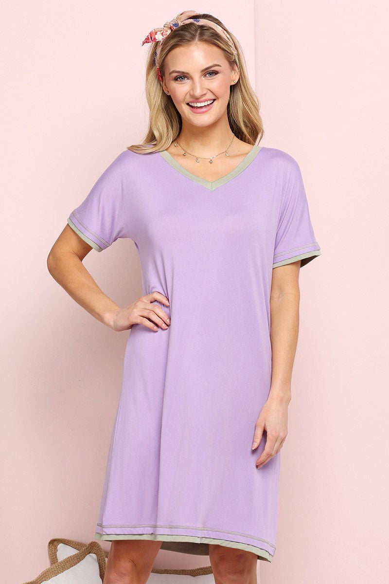 Lilac nightgown