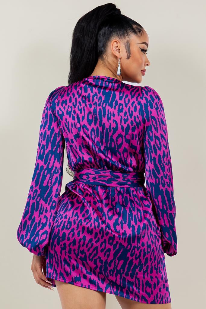 Animal print dress