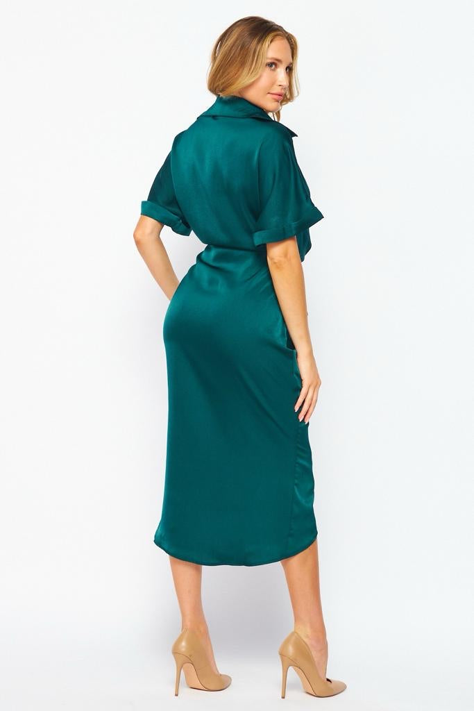 Hi low midi dress