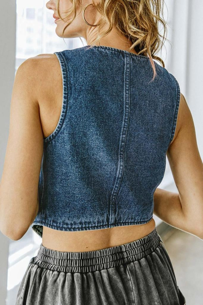 Denim vest