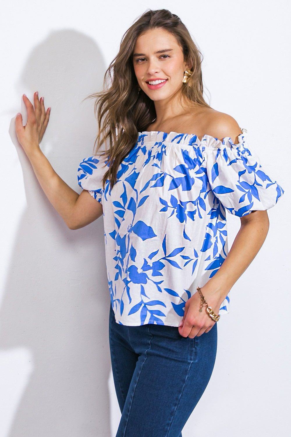 Blue summer top