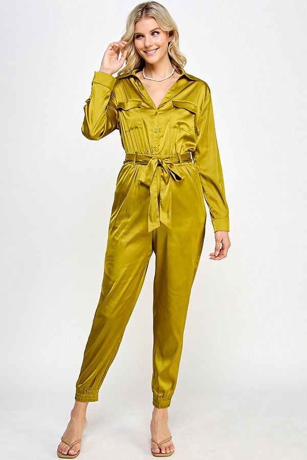 Jumpsuit in silk