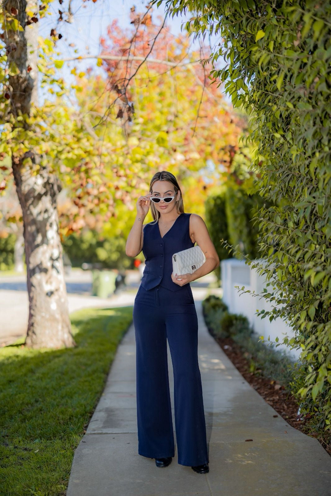 Navy vest