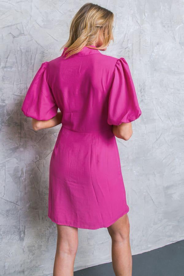 Shirt pink dress