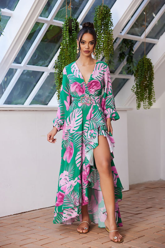 Tropical Maxi dress