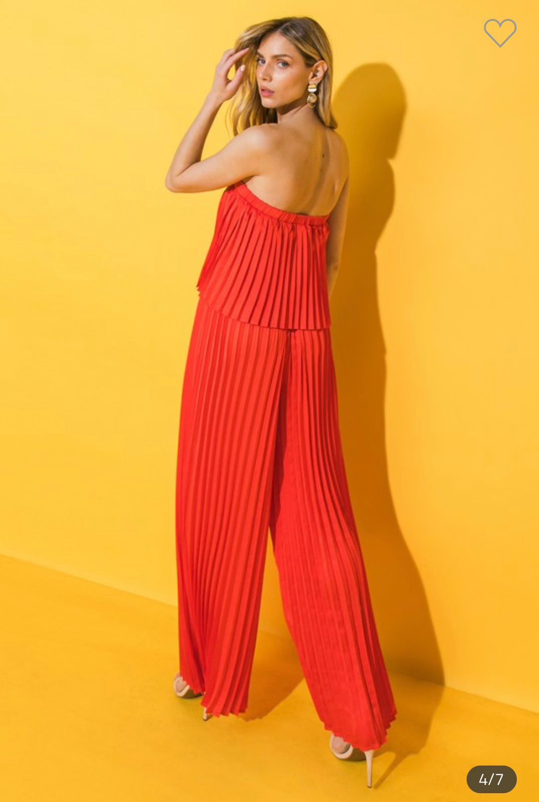 Red jumpsuit